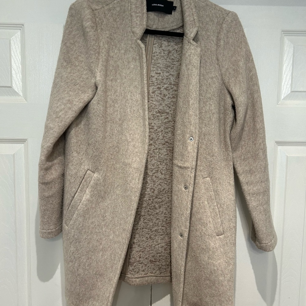 Vero Moda Cozy Beige Long Coat